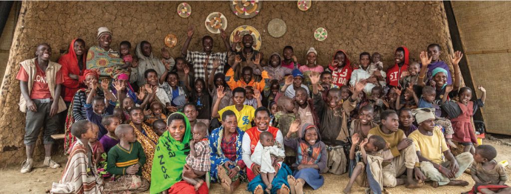 Gahinga Batwa Village group photo Gahinga Batwa Village group photo