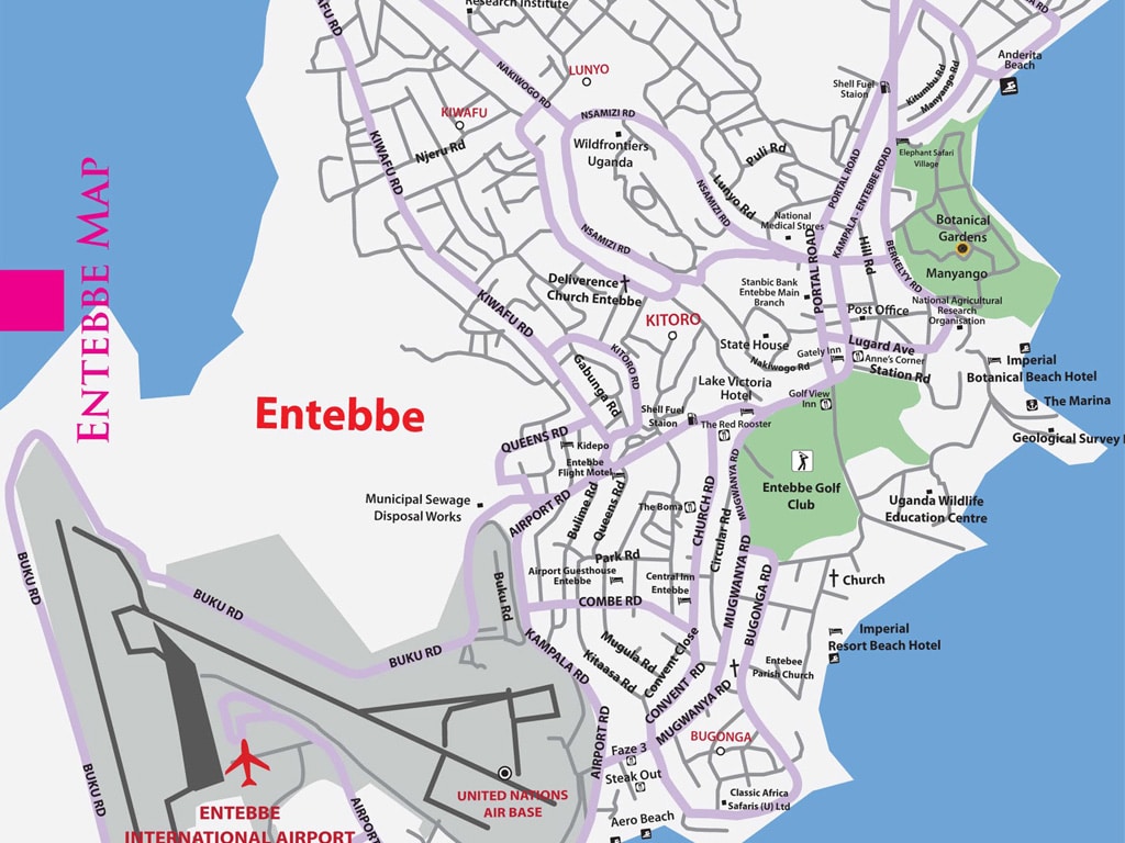 Entebbe Map