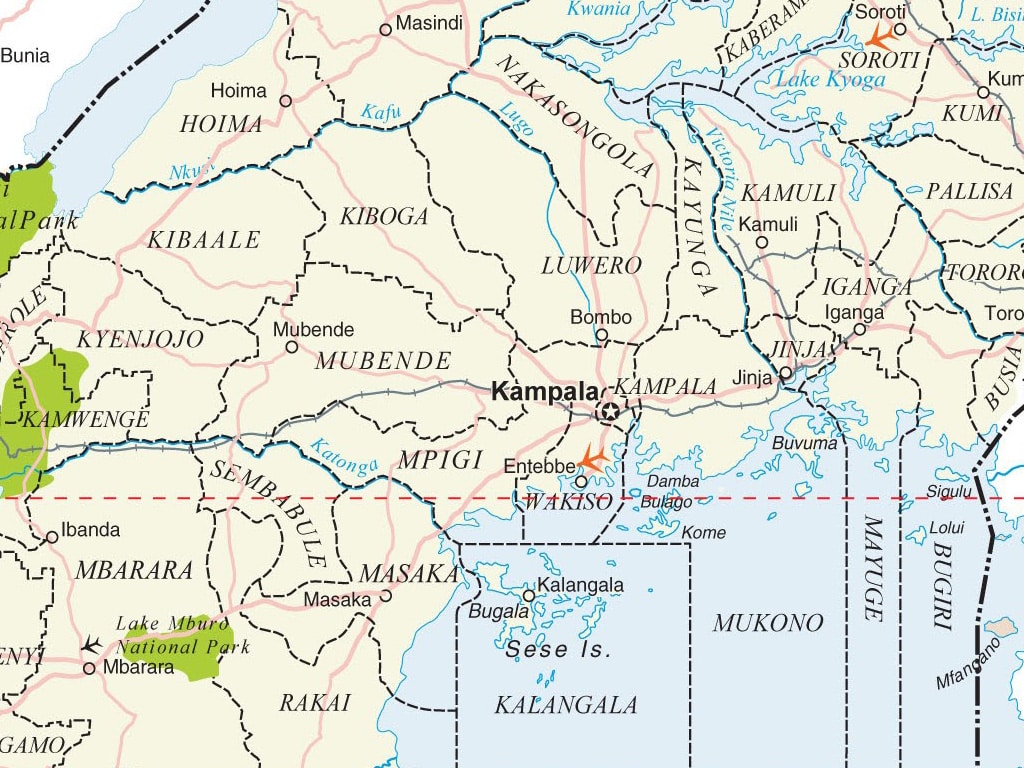 Uganda Map