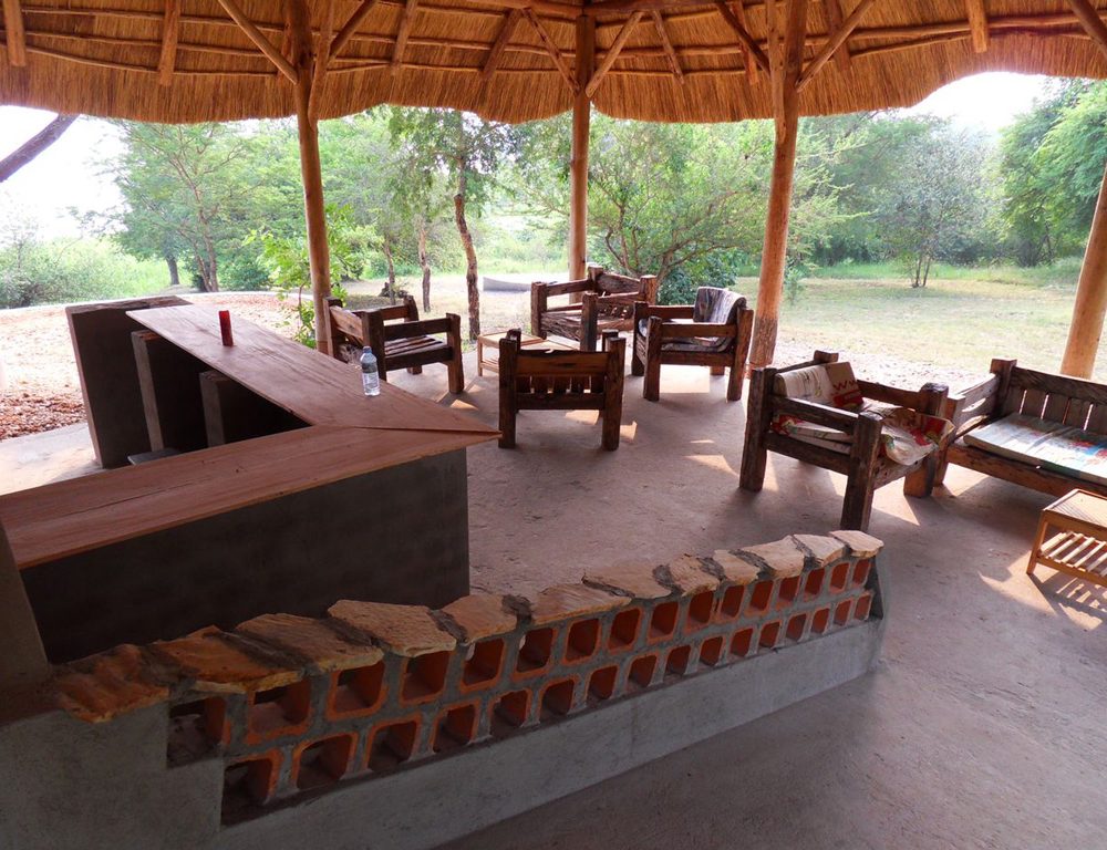 Bar area under construction July 2011