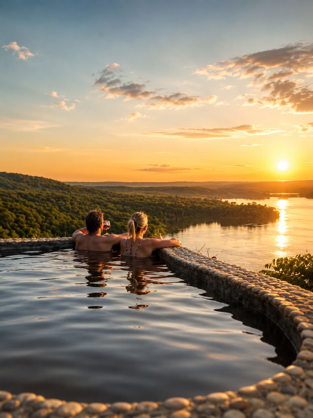 A night at Hemingsway tented camps sunset